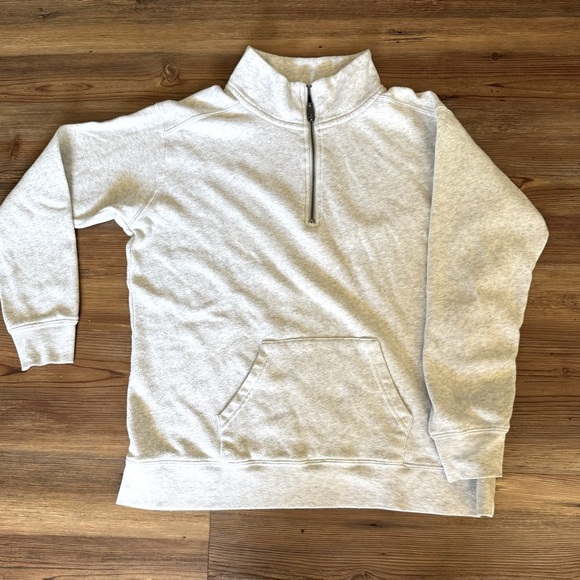 Ocean Drive Tops - Ocean Drive Gray Quarter Zip | Size M